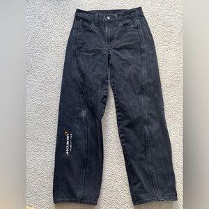 LEVI'S X MCLAREN Baggy Straight Leg RACING SPEED Women’s JEANS Size 25
